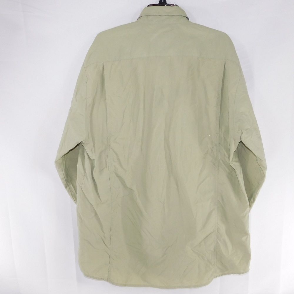 Orvis Mens Large Pea Green Long Sleeve Button Up - Picture 4 of 4